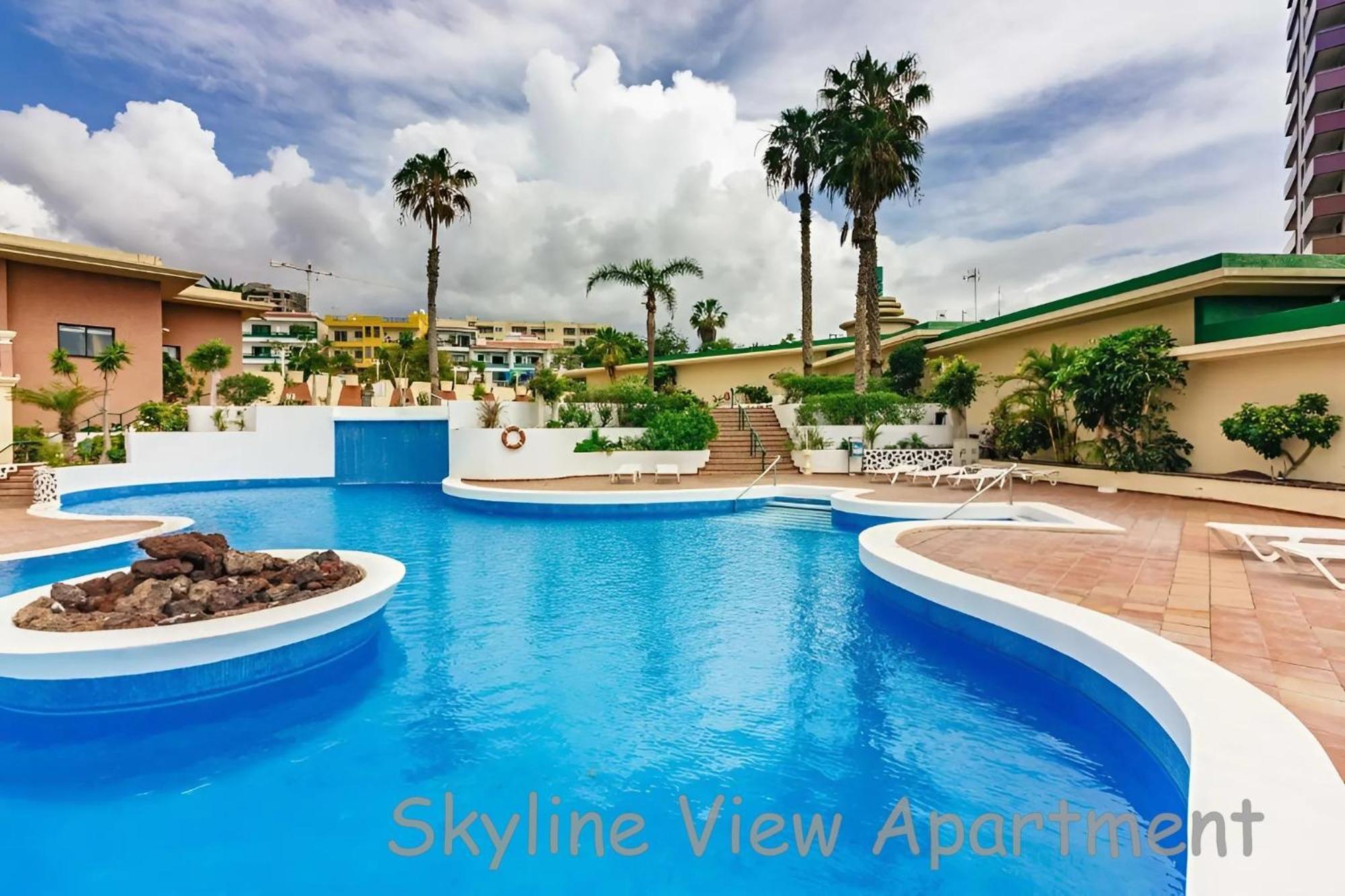 Skyline View Apartment - Free Private Parking Including & Guest Bonus Costa Adeje  Bagian luar foto