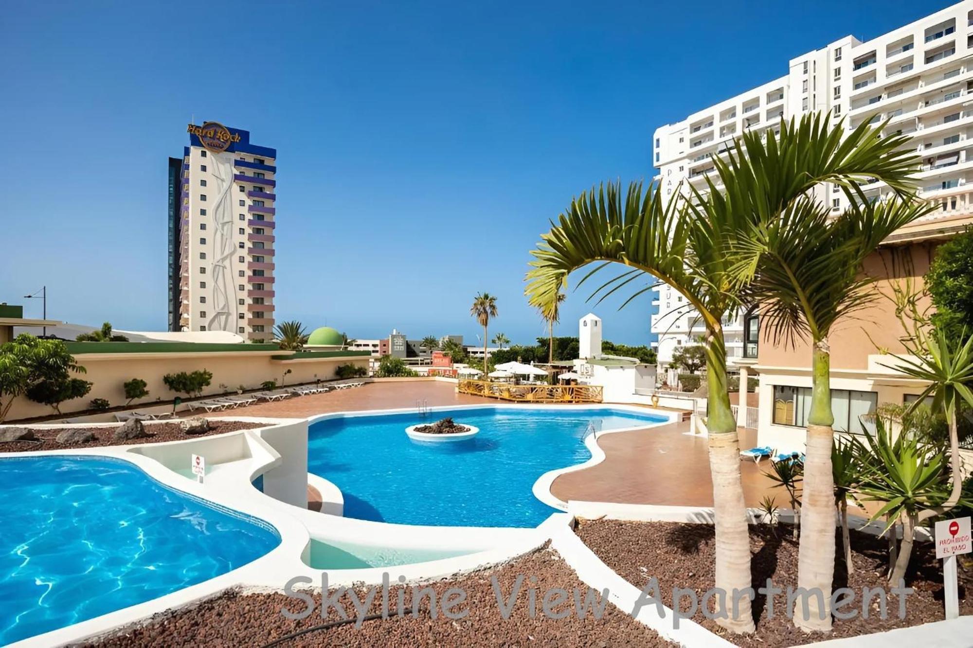 Skyline View Apartment - Free Private Parking Including & Guest Bonus Costa Adeje  Bagian luar foto